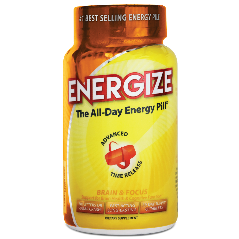 ENERGIZE™ Brain & Focus All-Day Energy Pill (60 Count)